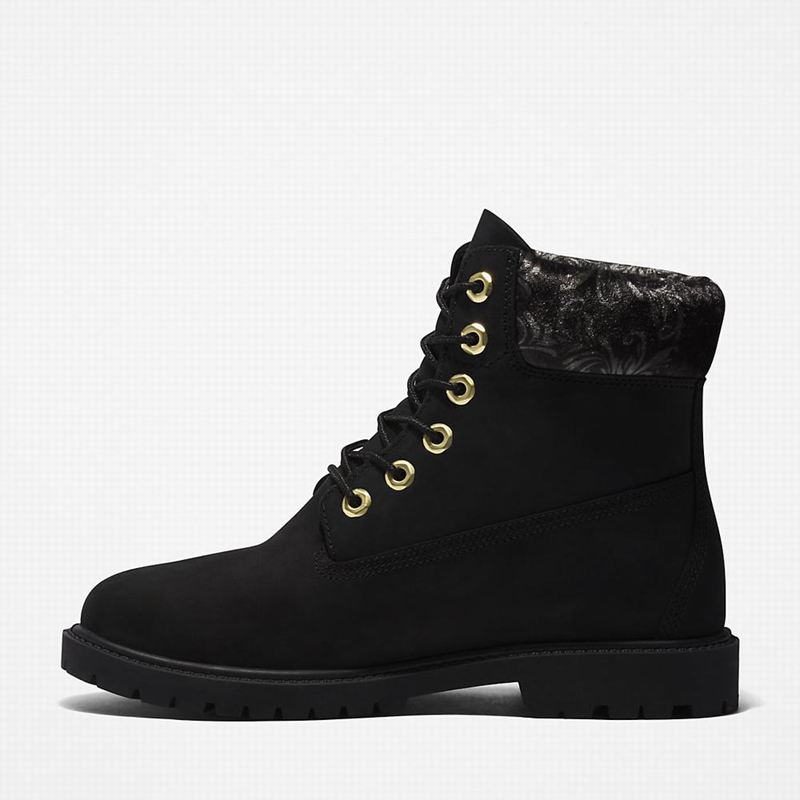 Timberland Heritage 6 Inch Čizme Crne | 53363041