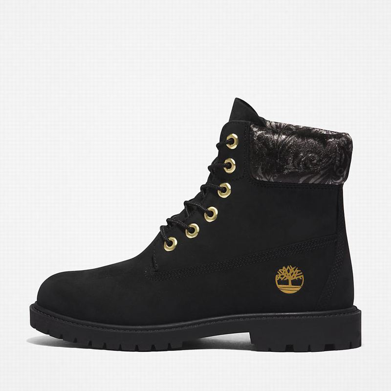 Timberland Heritage 6 Inch Čizme Crne | 53363041