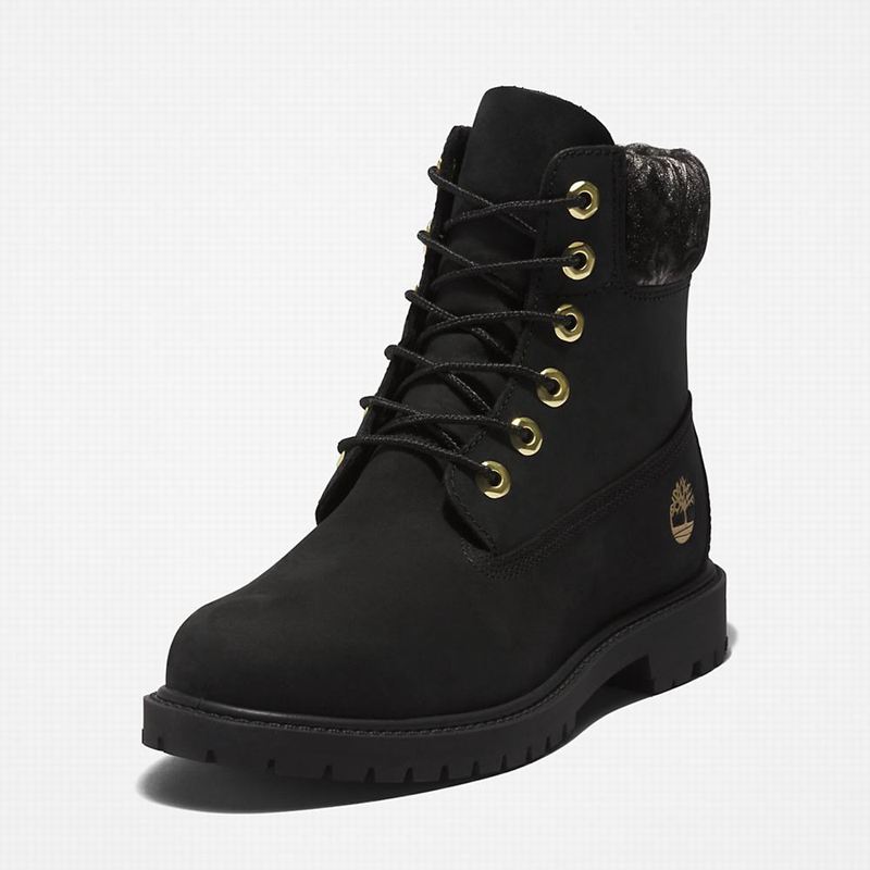 Timberland Heritage 6 Inch Čizme Crne | 53363041