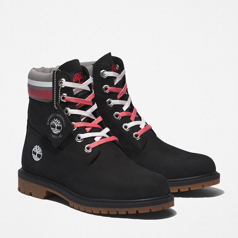 Timberland Heritage 6 Inch Čizme Crne | 62154269