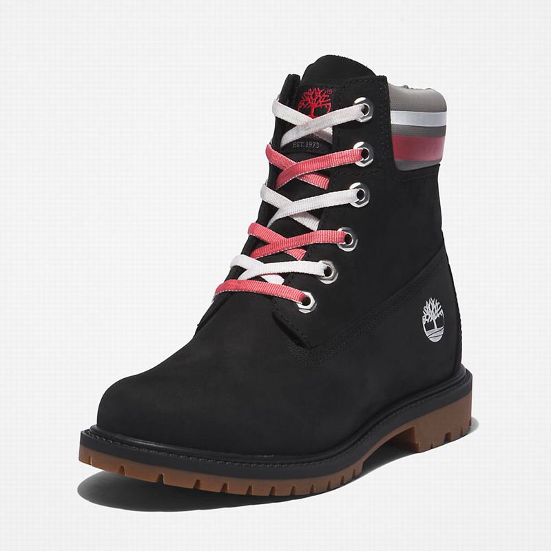 Timberland Heritage 6 Inch Čizme Crne | 62154269