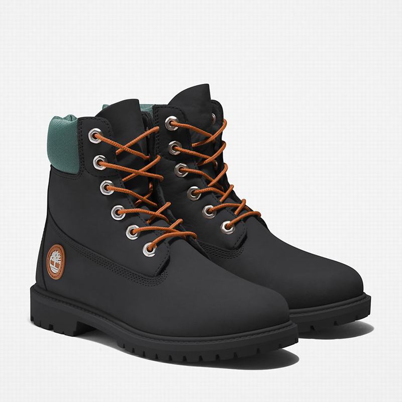 Timberland Heritage 6 Inch Čizme Crne | 95360495