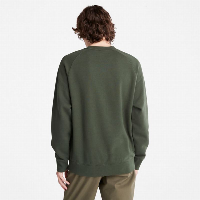 Timberland Heritage Logo Dukserice Maslinasto Zelene | 63437155