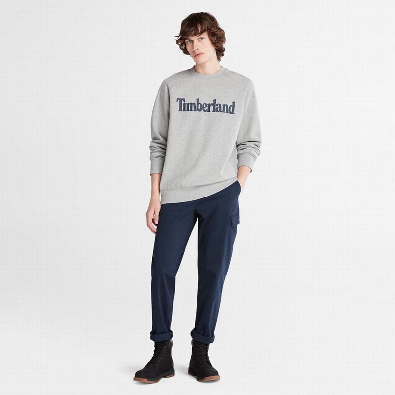 Timberland Heritage Logo Dukserice Sive | 52951454