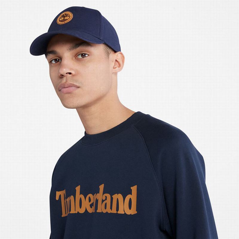 Timberland Heritage Logo Dukserice Tamnoplave | 72529696