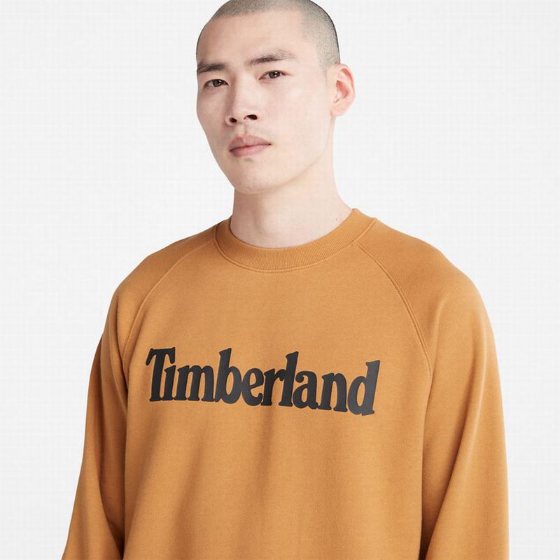 Timberland Heritage Logo Dukserice Žute | 33986069
