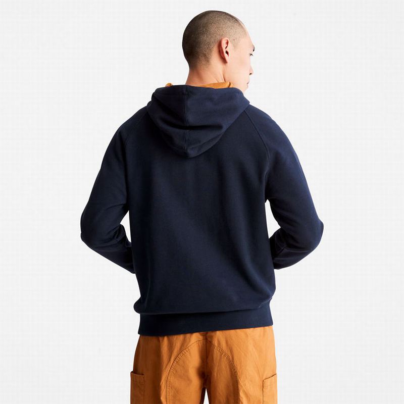 Timberland Heritage Logo Majica S Kapuljačom Tamnoplave | 85306509