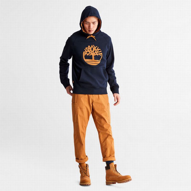 Timberland Heritage Logo Majica S Kapuljačom Tamnoplave | 85306509