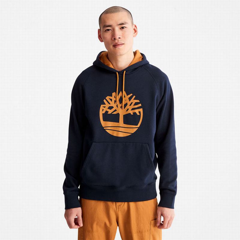Timberland Heritage Logo Majica S Kapuljačom Tamnoplave | 85306509