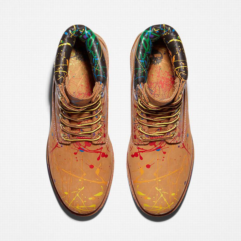 Timberland Heritage Pride Month 6 Inch Čizme Smeđe | 96033801