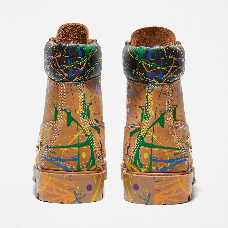 Timberland Heritage Pride Month 6 Inch Čizme Smeđe | 96033801