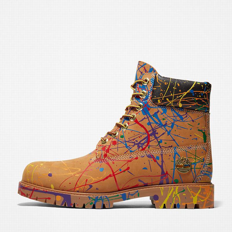 Timberland Heritage Pride Month 6 Inch Čizme Smeđe | 96033801