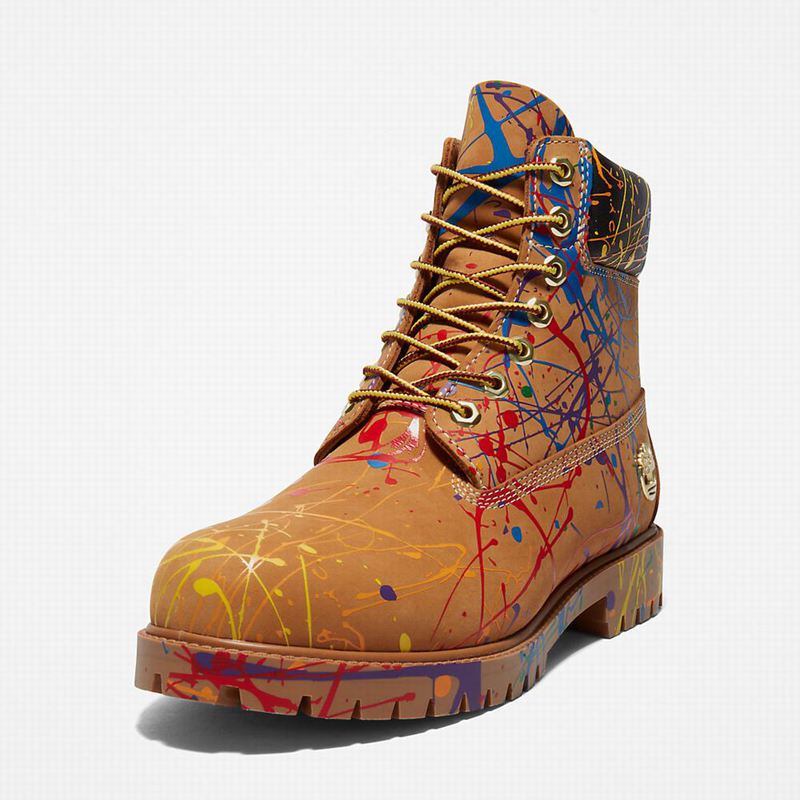 Timberland Heritage Pride Month 6 Inch Čizme Smeđe | 96033801