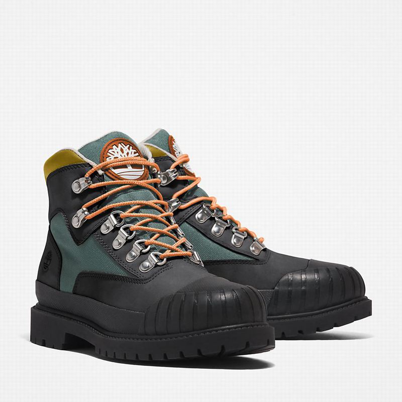 Timberland Heritage Rubber-toe Planinarske Cipele Crne | 43042091