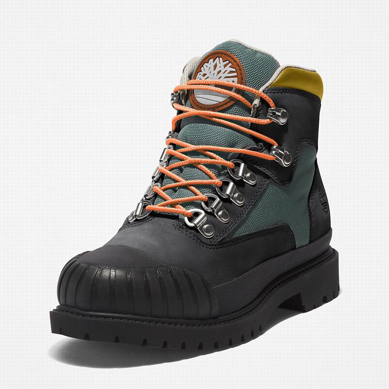 Timberland Heritage Rubber-toe Planinarske Cipele Crne | 43042091