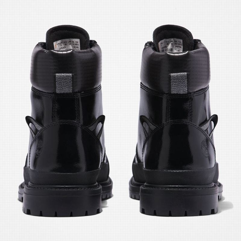 Timberland Heritage Rubber-toe Vodootporne Čizme Crne | 70052071