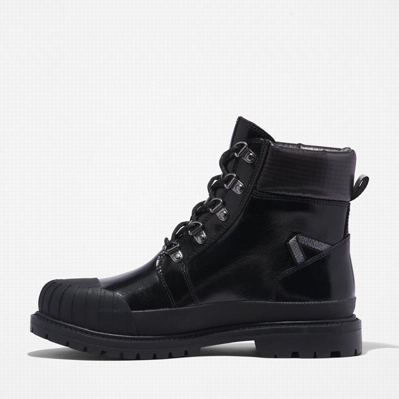 Timberland Heritage Rubber-toe Vodootporne Čizme Crne | 70052071