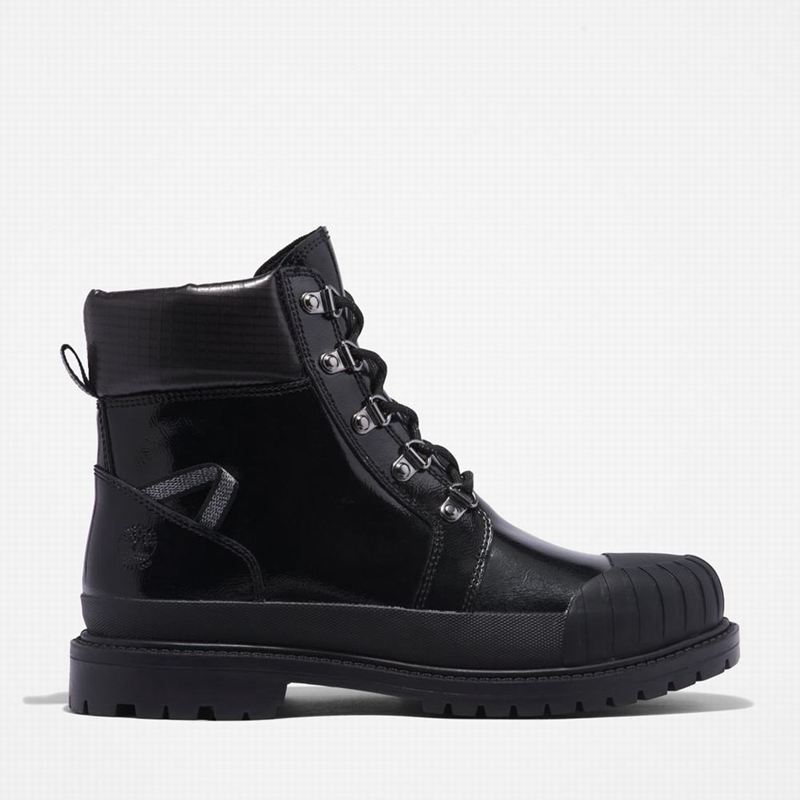 Timberland Heritage Rubber-toe Vodootporne Čizme Crne | 70052071