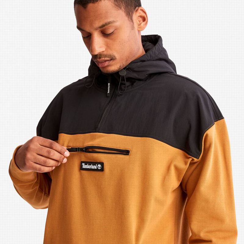 Timberland Hibrid Majica S Kapuljačom Smeđe | 54753439