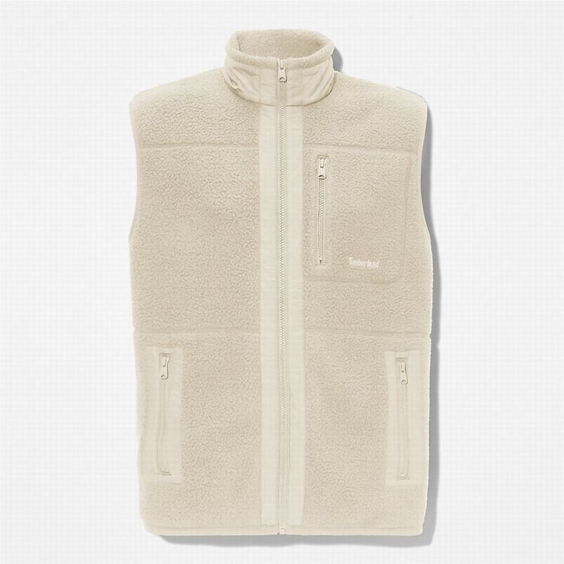 Timberland High-Pile Fleece Prsluk Bež | 87846175