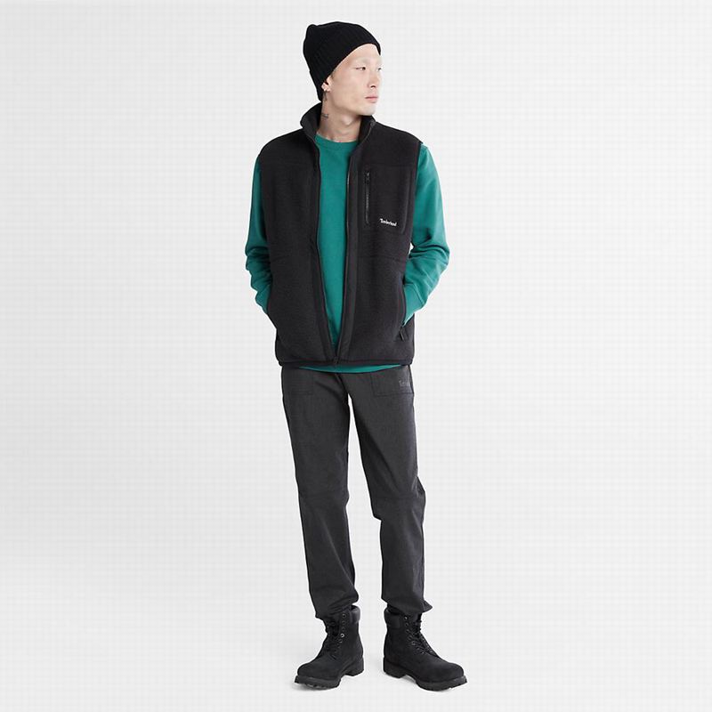Timberland High-Pile Fleece Prsluk Crne | 38120865