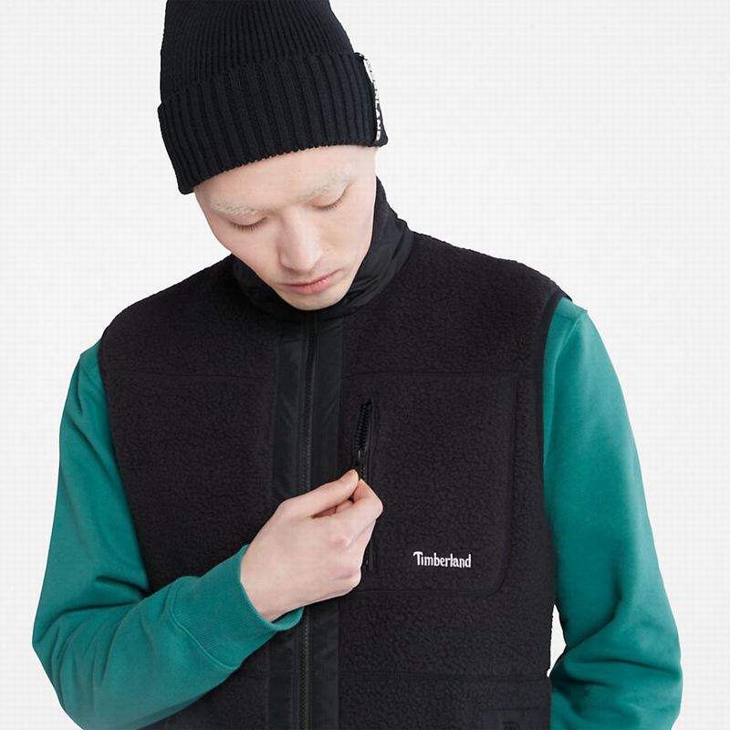 Timberland High-Pile Fleece Prsluk Crne | 38120865
