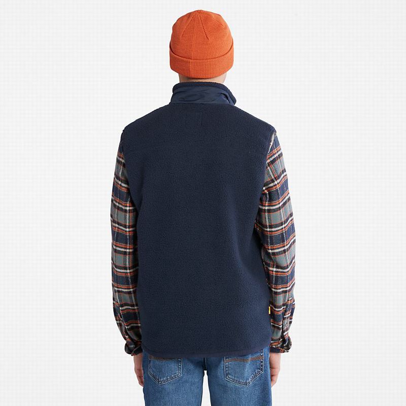 Timberland High-Pile Fleece Prsluk Tamnoplave | 31804050