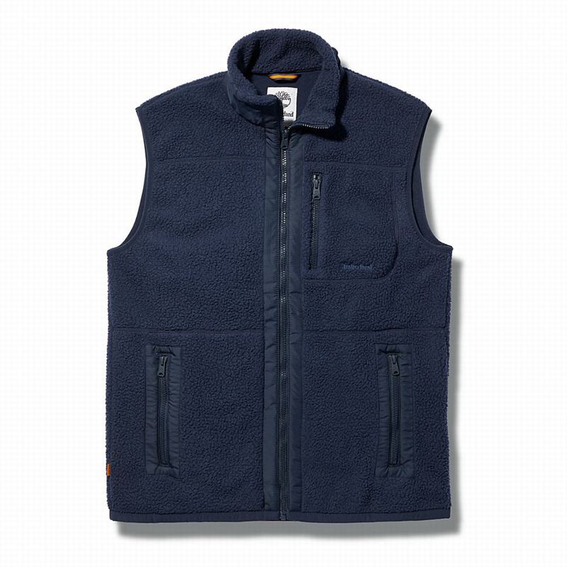 Timberland High-Pile Fleece Prsluk Tamnoplave | 31804050