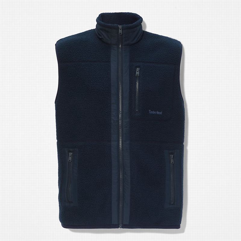Timberland High-Pile Fleece Prsluk Tamnoplave | 31804050