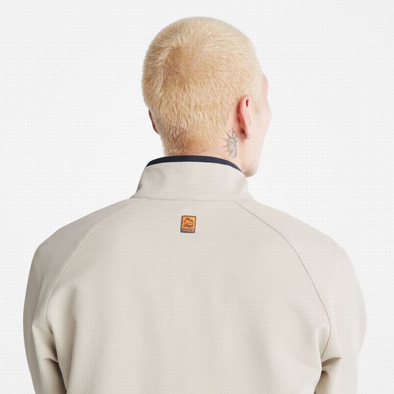 Timberland Highland Circle Zip-Front Flis Jakne Bijele | 58221121