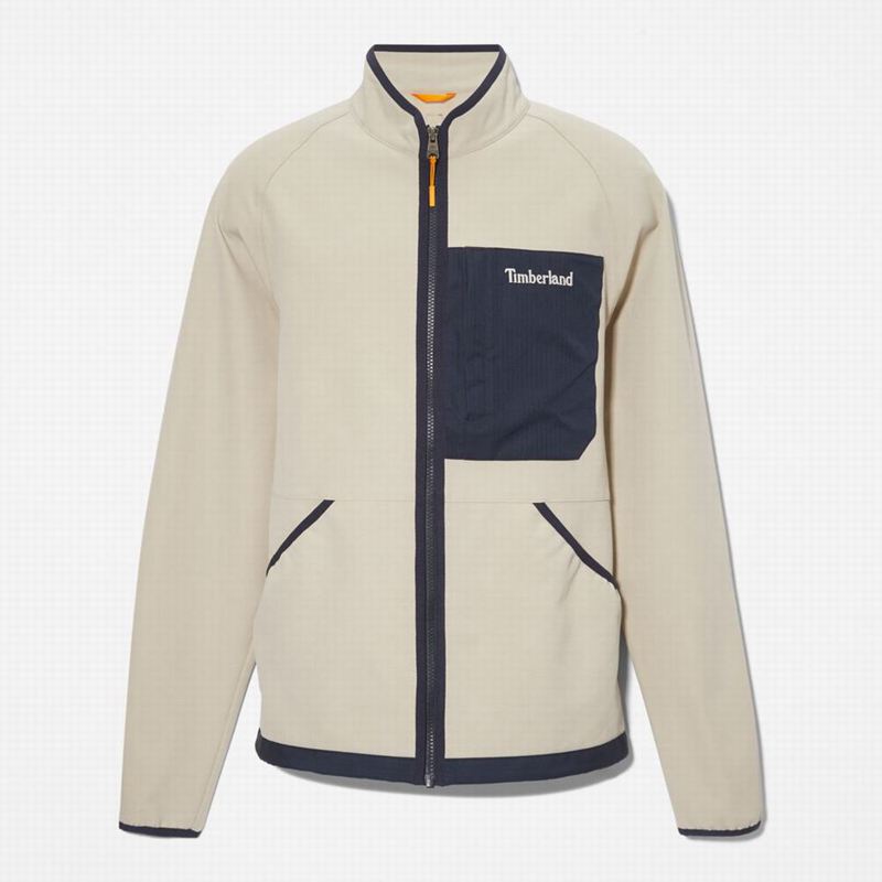 Timberland Highland Circle Zip-Front Flis Jakne Bijele | 58221121