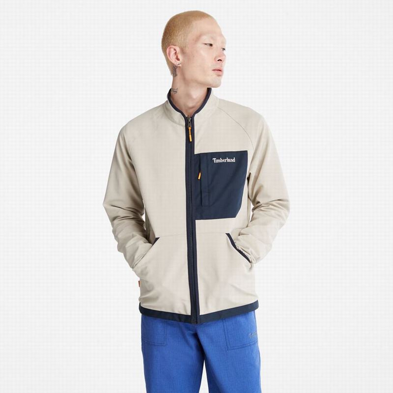 Timberland Highland Circle Zip-Front Flis Jakne Bijele | 58221121