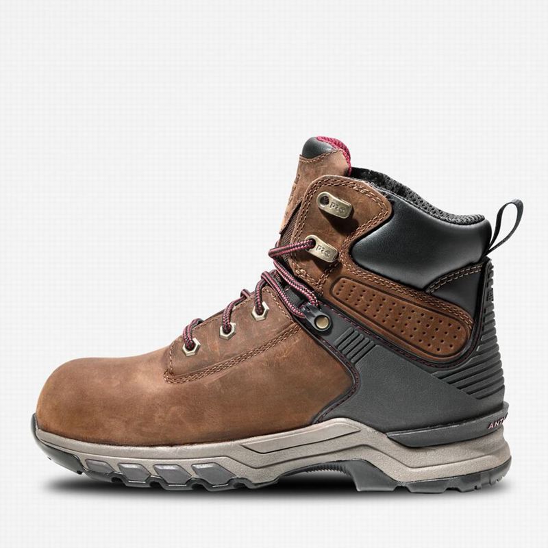 Timberland Hypercharge 6-Inch Waterproof Comp-Toe Radne Čizme Ljubičaste | 3347506
