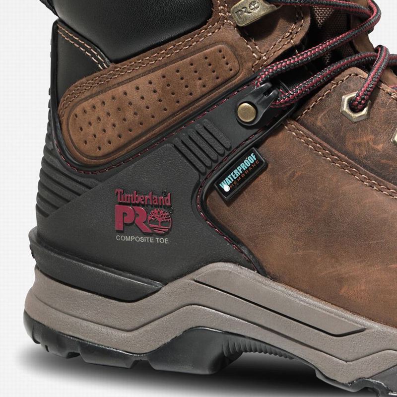 Timberland Hypercharge 6-Inch Waterproof Comp-Toe Radne Čizme Ljubičaste | 3347506