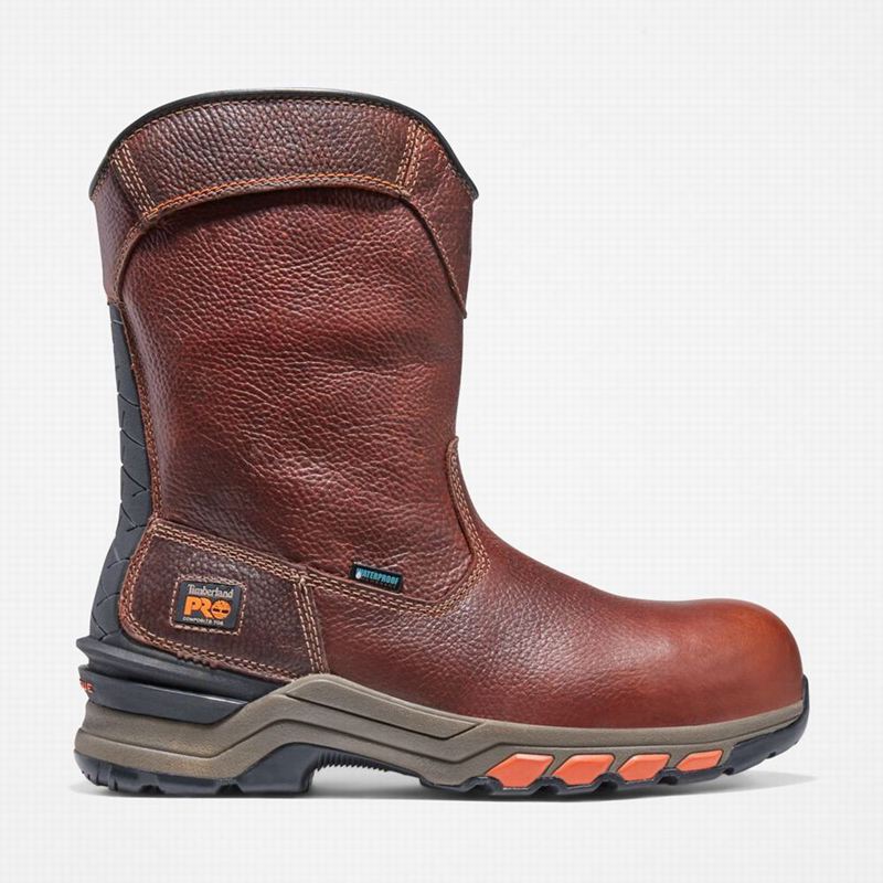 Timberland Hypercharge Pull On Composite Toe Waterproof Radne Čizme Smeđe | 20830108