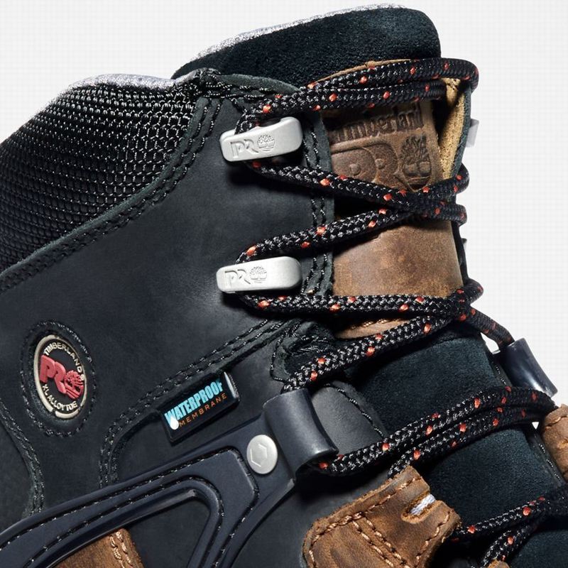 Timberland Hyperion Alloy Toe Waterproof Radne Čizme Crne | 85874742