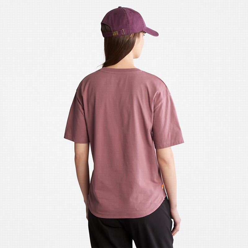 Timberland Interlock Timber Fresh Majice Roze | 66693764