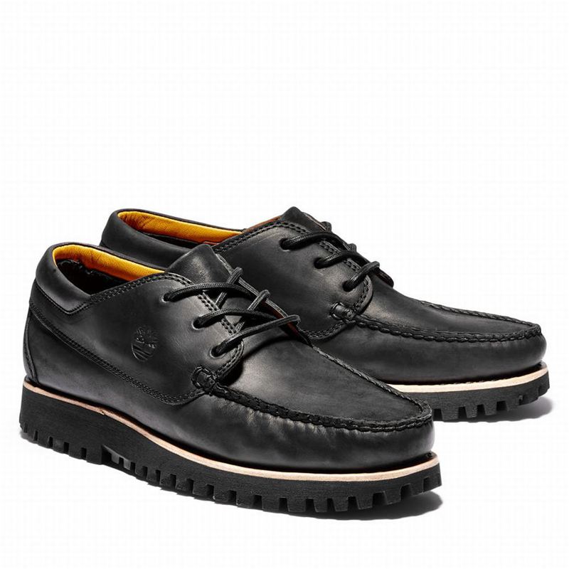 Timberland Jackson's Landing Cipele Za Čamce Crne | 66016242