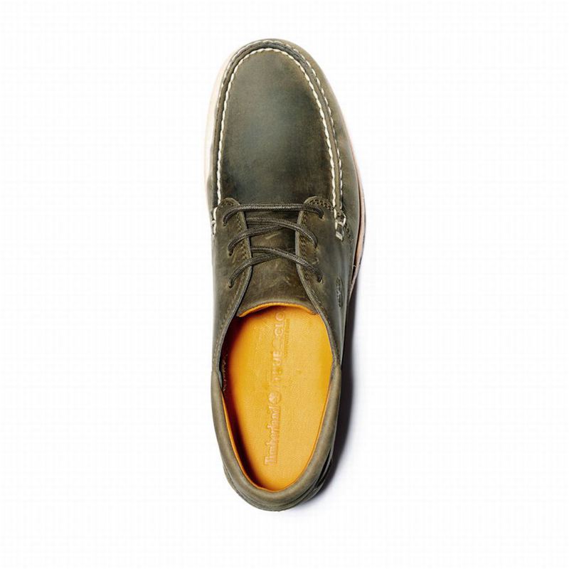 Timberland Jackson's Landing Cipele Za Čamce Maslinasto Zelene | 84859190