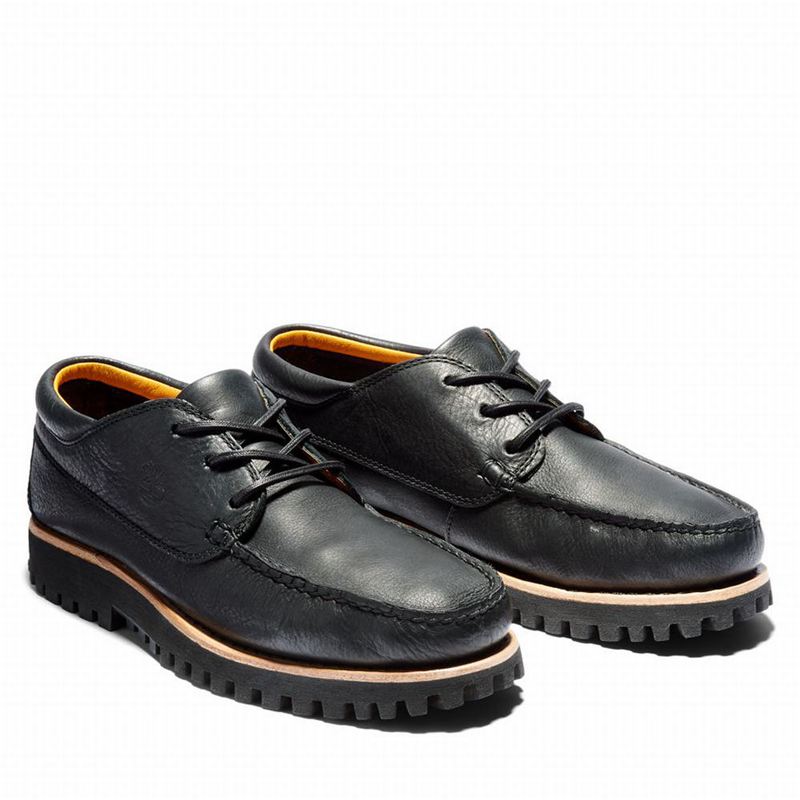 Timberland Jackson's Landing Cipele Za Čamce Crne | 94755033