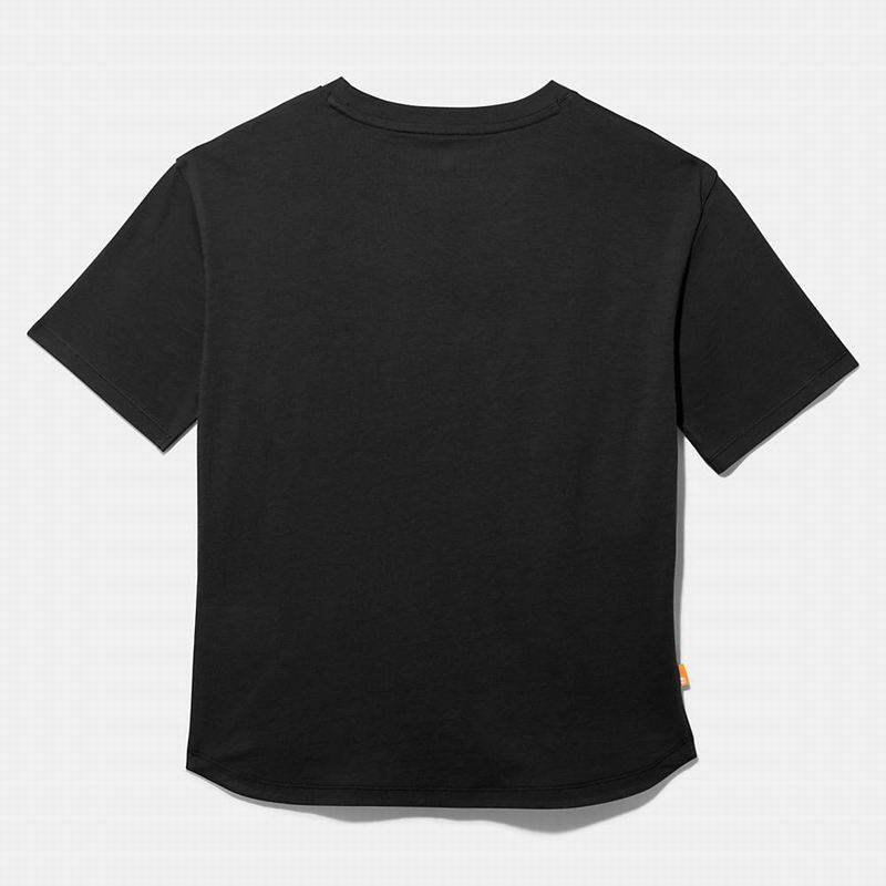 Timberland Kennebec River Tree Logo Majice Crne | 90090604