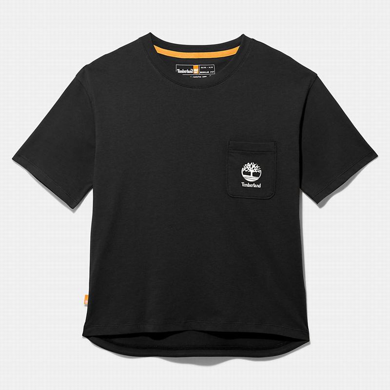 Timberland Kennebec River Tree Logo Majice Crne | 90090604