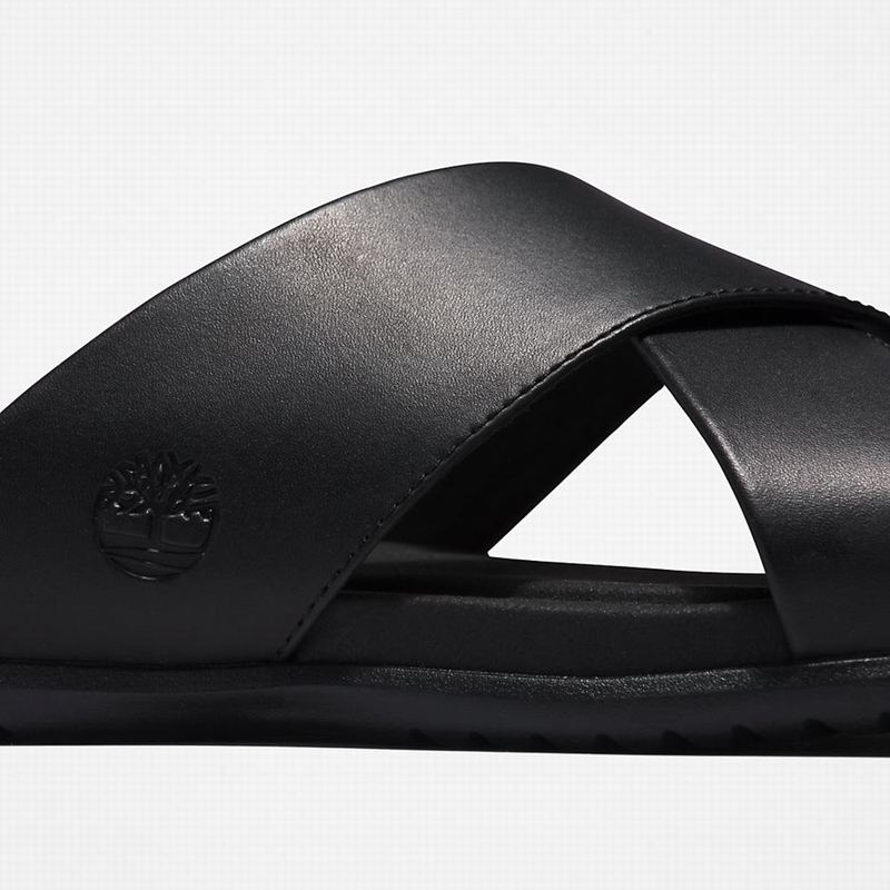 Timberland Kesler Cove Cross-band Slajdovi Crne | 91768438