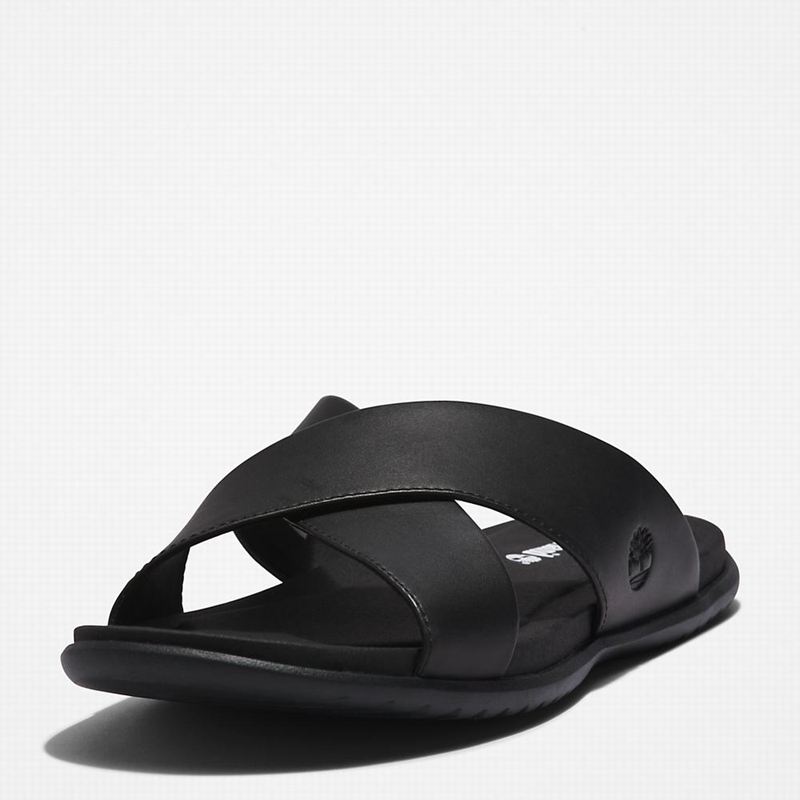 Timberland Kesler Cove Cross-band Slajdovi Crne | 91768438