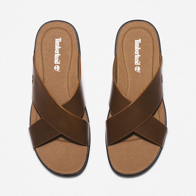 Timberland Kesler Cove Cross-band Slajdovi Smeđe | 92637782