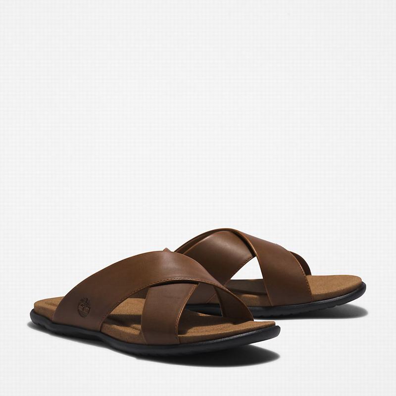 Timberland Kesler Cove Cross-band Slajdovi Smeđe | 92637782