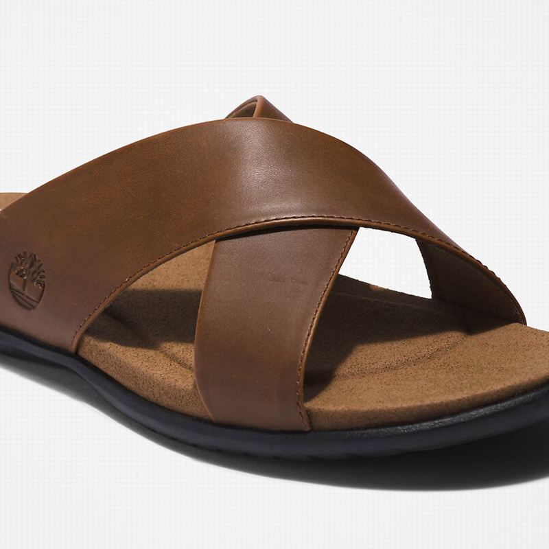 Timberland Kesler Cove Cross-band Slajdovi Smeđe | 92637782