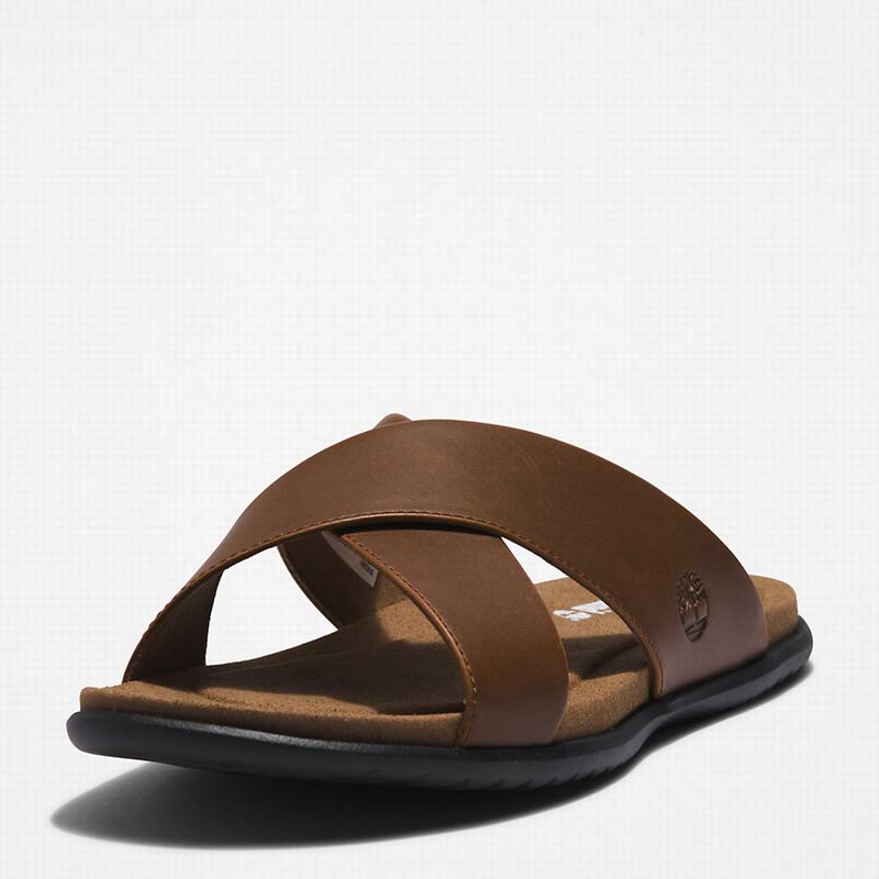 Timberland Kesler Cove Cross-band Slajdovi Smeđe | 92637782