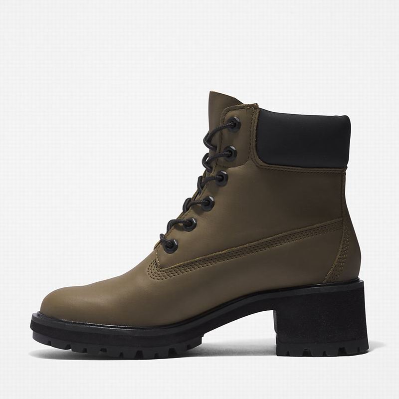 Timberland Kinsley 6 Inch Heeled Čizme Maslinasto Zelene | 59300216