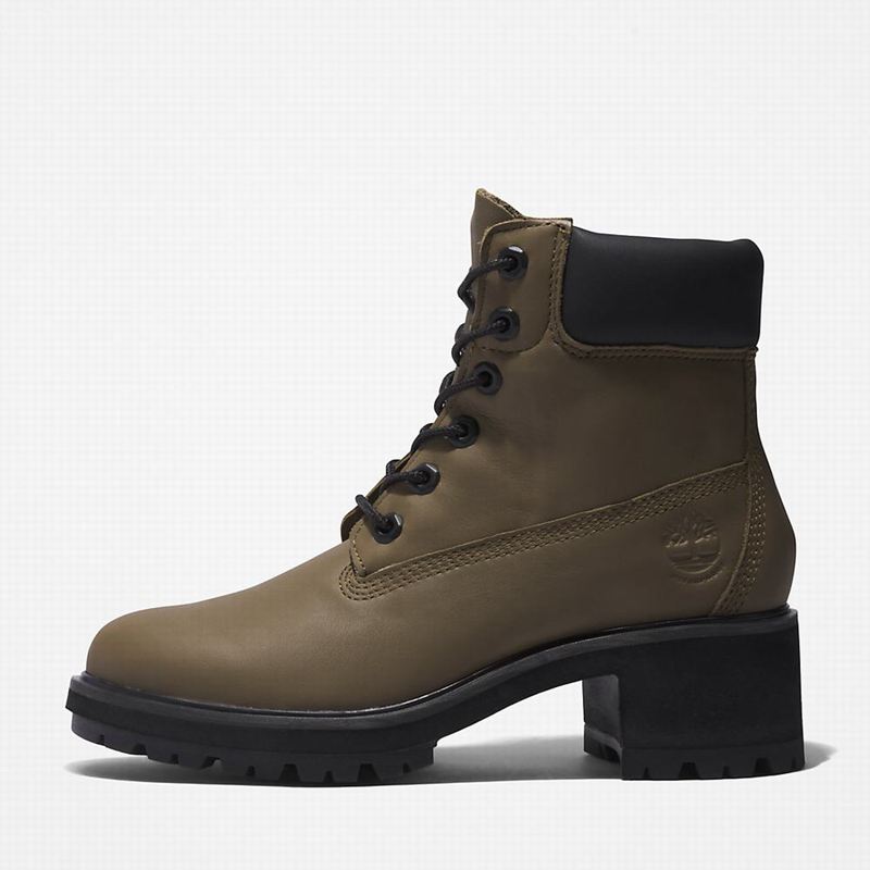 Timberland Kinsley 6 Inch Heeled Čizme Maslinasto Zelene | 59300216